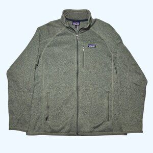 Patagonia Better Sweater Fleece Jacket Mens XL Full Zip Outdoors Forest Green